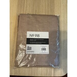 NEW Linen Blend Textured Sheer Rod Pocket Curtain Panel No. 918 SZ 54"x95" Blush